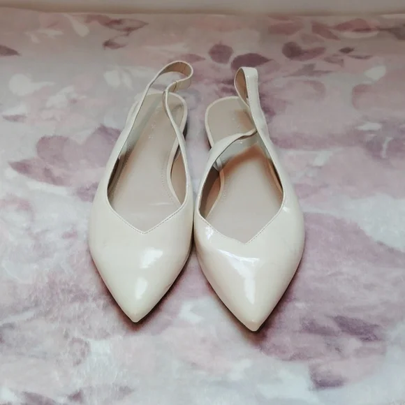 Marc Fisher Pointed Toe Slingback Flats - Picture 3 of 10